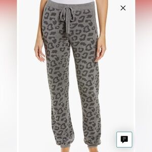 NWT Barefoot Dreams Cozy Chic Ultra Lite Track Pants, size XS. Graphite Carbon.